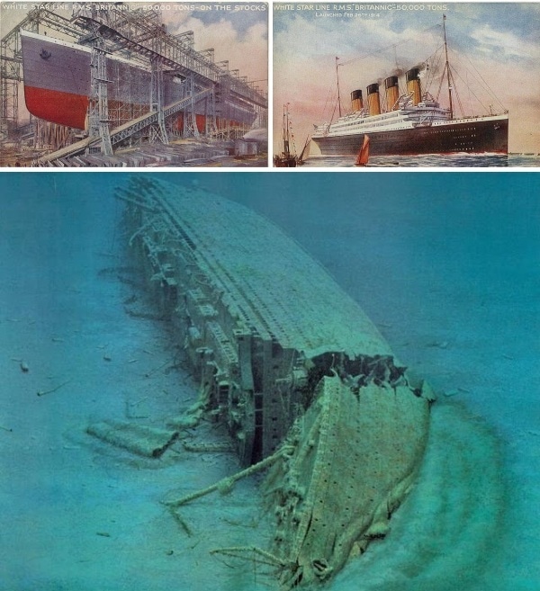 RMS Olympic,RMS Britannic,titanic sister ships | BritannicWreckage 1 | RMS Olympic & Britannic | kevcummins