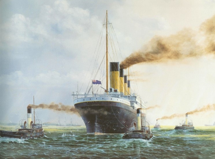 Titanic Sea Trials | SeaTrialsPainting | Titanic Sea Trials & Launch | kevcummins