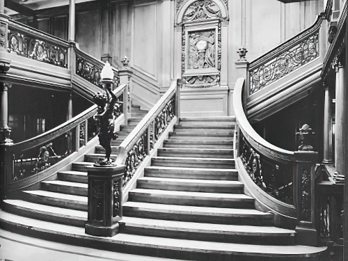 Inside Titanic | Titanic Grand Staircase 400 x 300 titanic pictures | Inside Titanic's Lavish Interior | kevcummins