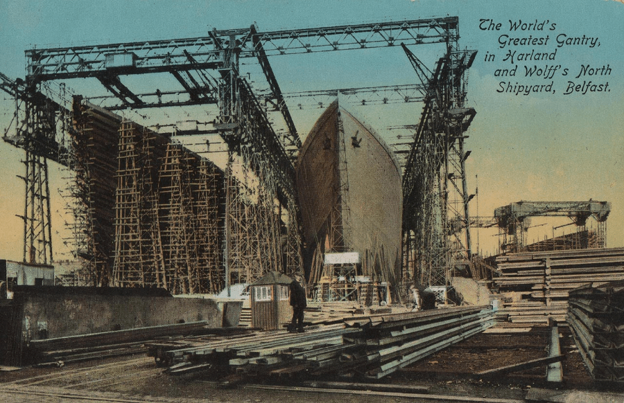 Titanic Construction, Titanic Design | Titanic Gantries | Titanic Construction & Design Information | kevcummins