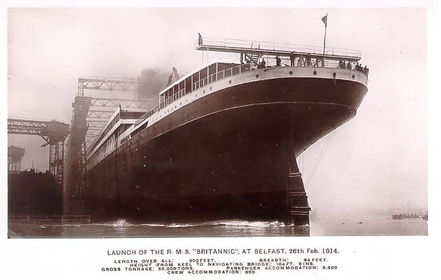 Titanic Pictures | Britannic Launch DeNoiseAI standard | Titanic Pictures | kevcummins