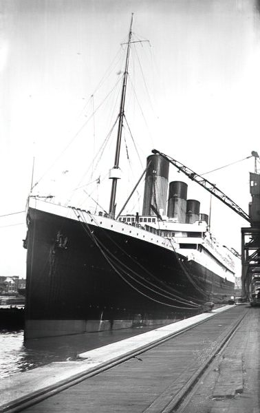 Titanic Pictures | Prepairing for Maiden Voyage DeNoiseAI standard | Titanic Pictures | kevcummins