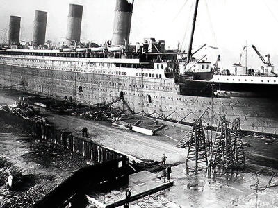 Titanic Pictures | Titanic Harland Wolff Construction Drydock 400 x 300 DeNoiseAI standard | Titanic Pictures | kevcummins