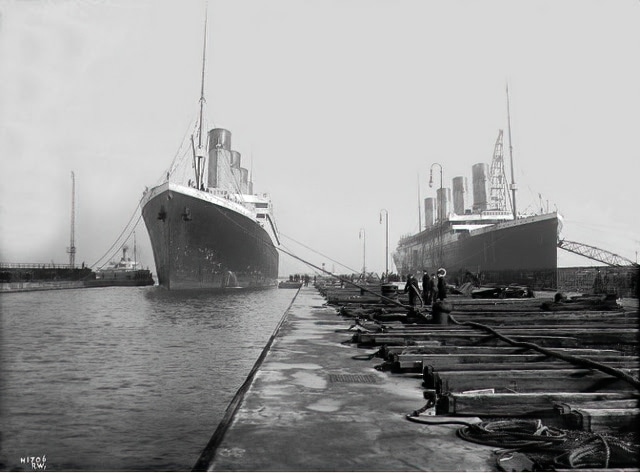 Titanic Pictures | construction of titanic 32 DeNoiseAI standard | Titanic Pictures | kevcummins