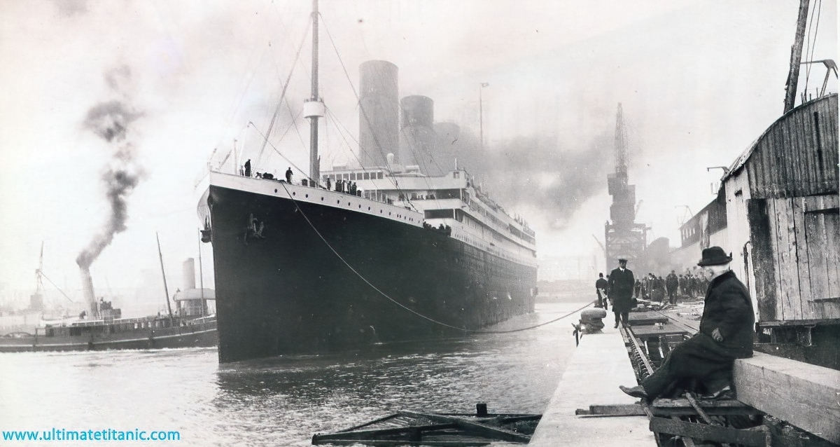 Titanic Pictures | titanic pulls away from berth DeNoiseAI standard | Titanic Pictures | kevcummins